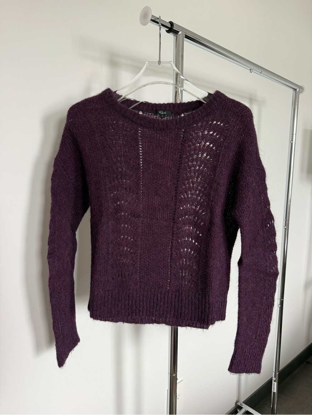 Women’s Rails Purple Knit Crewneck Sweater